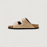 Sandali BIRKENSTOCK Arizona Big Buckle Beige chiaro - Foto 3