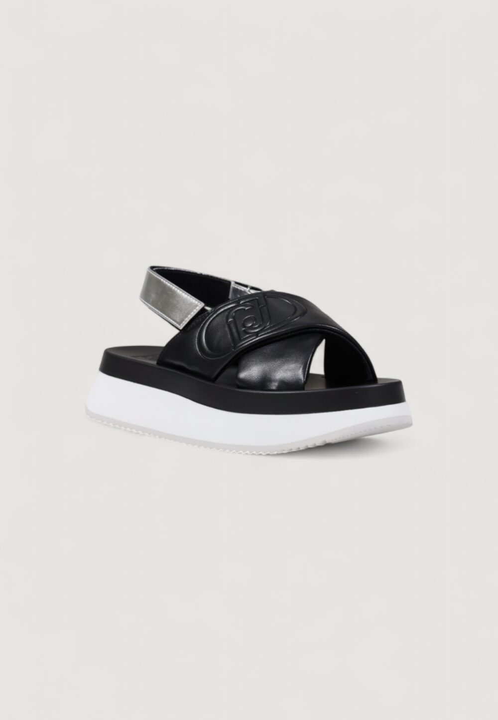Sandali Liu-Jo DREAMY SANDAL 02 Black Silver - Foto 3