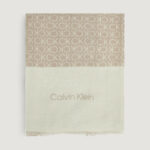 Sciarpa Calvin Klein AP MNML LG SHWL 70 X Beige chiaro - Foto 3