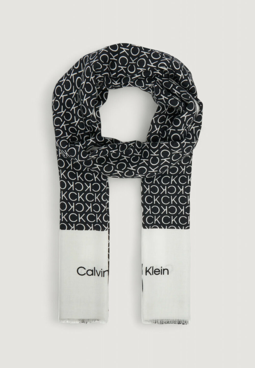 Sciarpa Calvin Klein AP MNML LG SHWL 70 X Nero - Foto 1