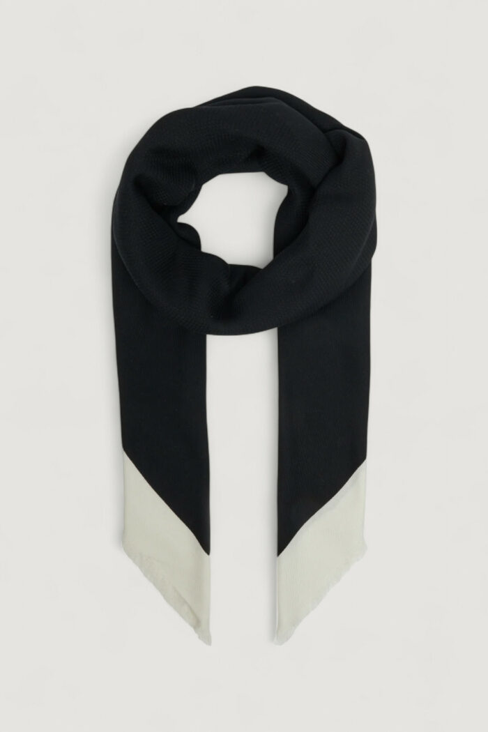 Sciarpa Calvin Klein BOLD LOGO CONTRAST SCARF Nero – LV04F8052G