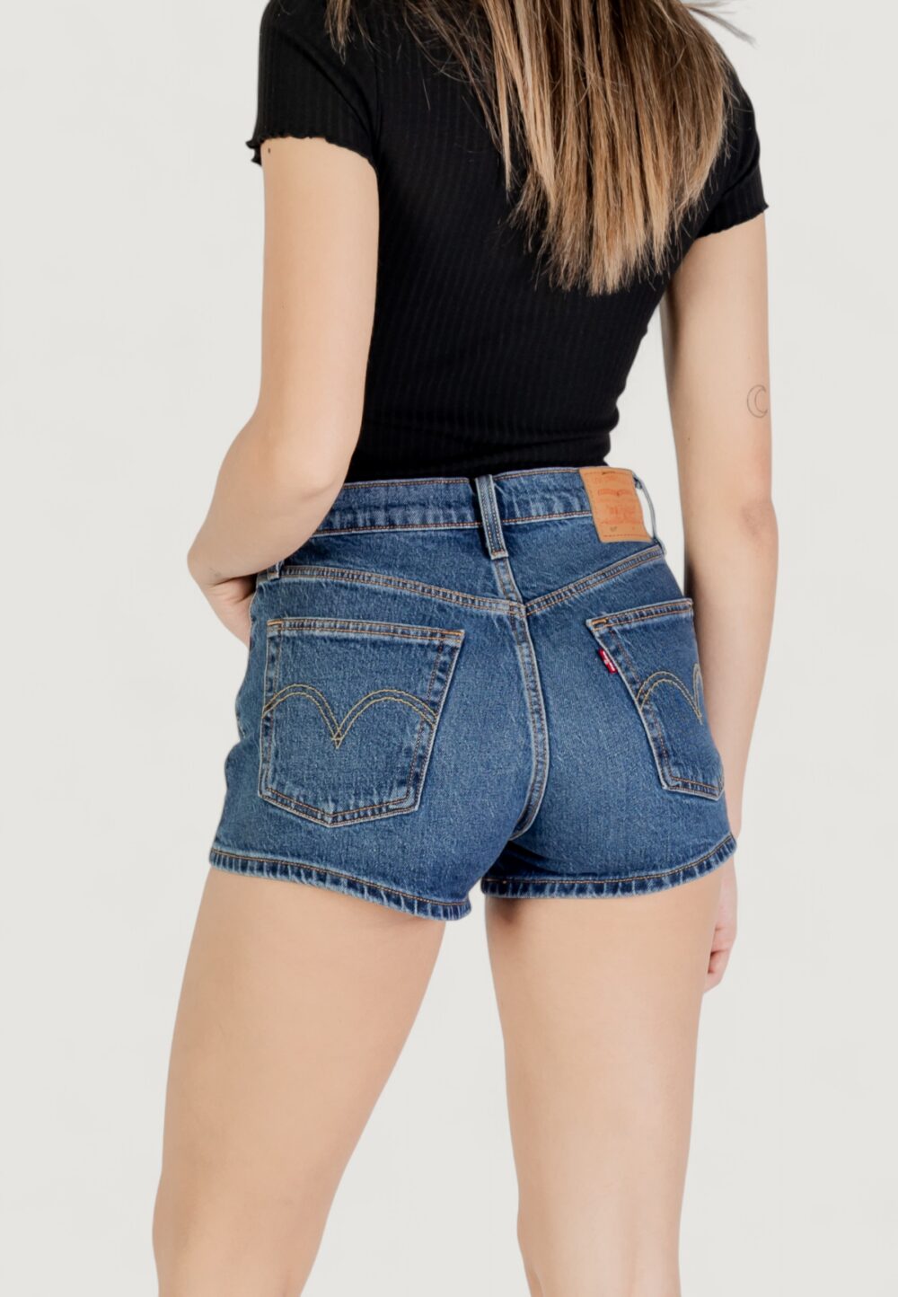 Shorts Levi's® 501 ORIGINAL SHORT BROKEN MIDN Denim scuro - Foto 2