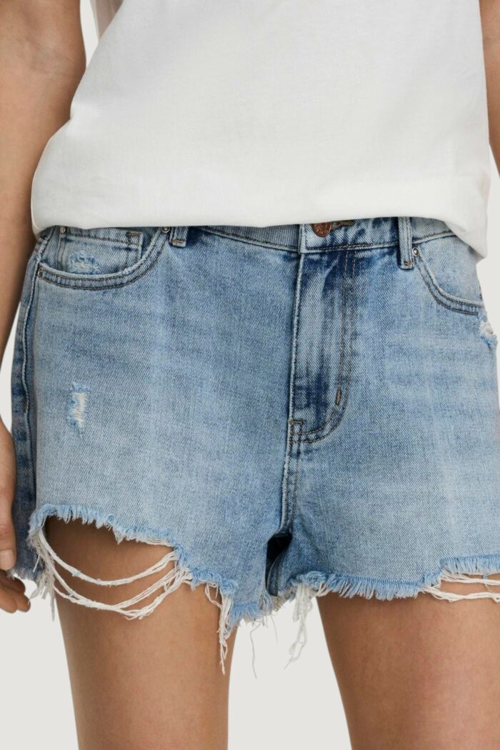 Shorts Only ONLPACY HW DNM SHORTS NOOS Blue Denim Chiaro