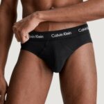 Slip Calvin Klein Underwear 3P HIP BRIEF Nero - Foto 3
