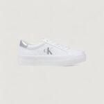 Sneakers Calvin Klein Jeans VULC FLATF LTH SILVE Argento - Foto 1