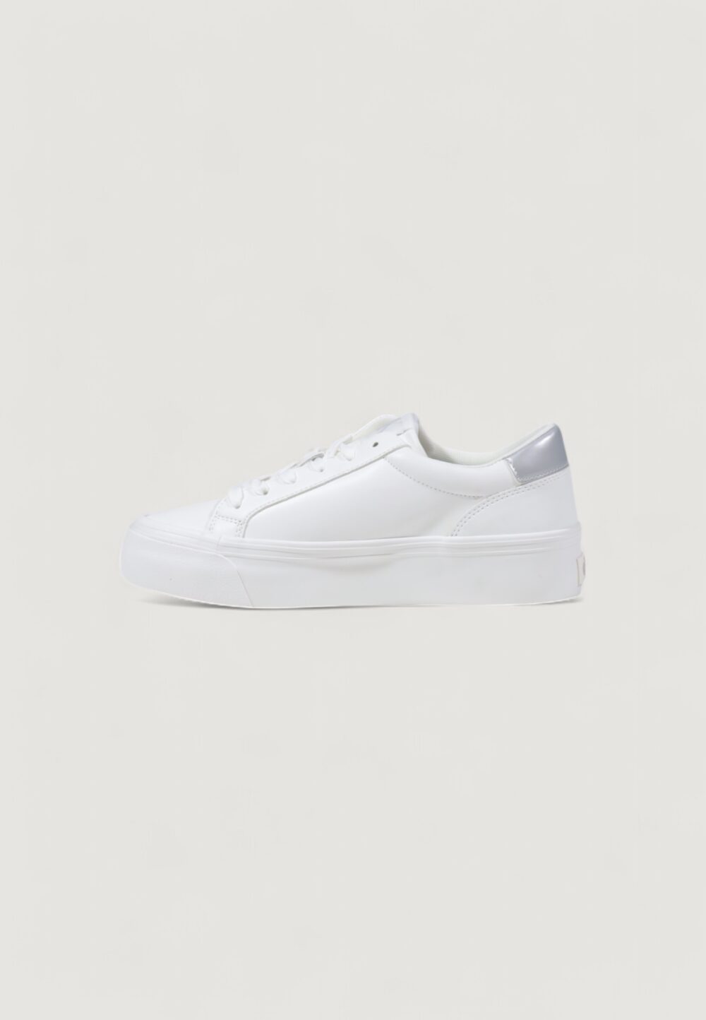 Sneakers Calvin Klein Jeans VULC FLATF LTH SILVE Argento - Foto 3