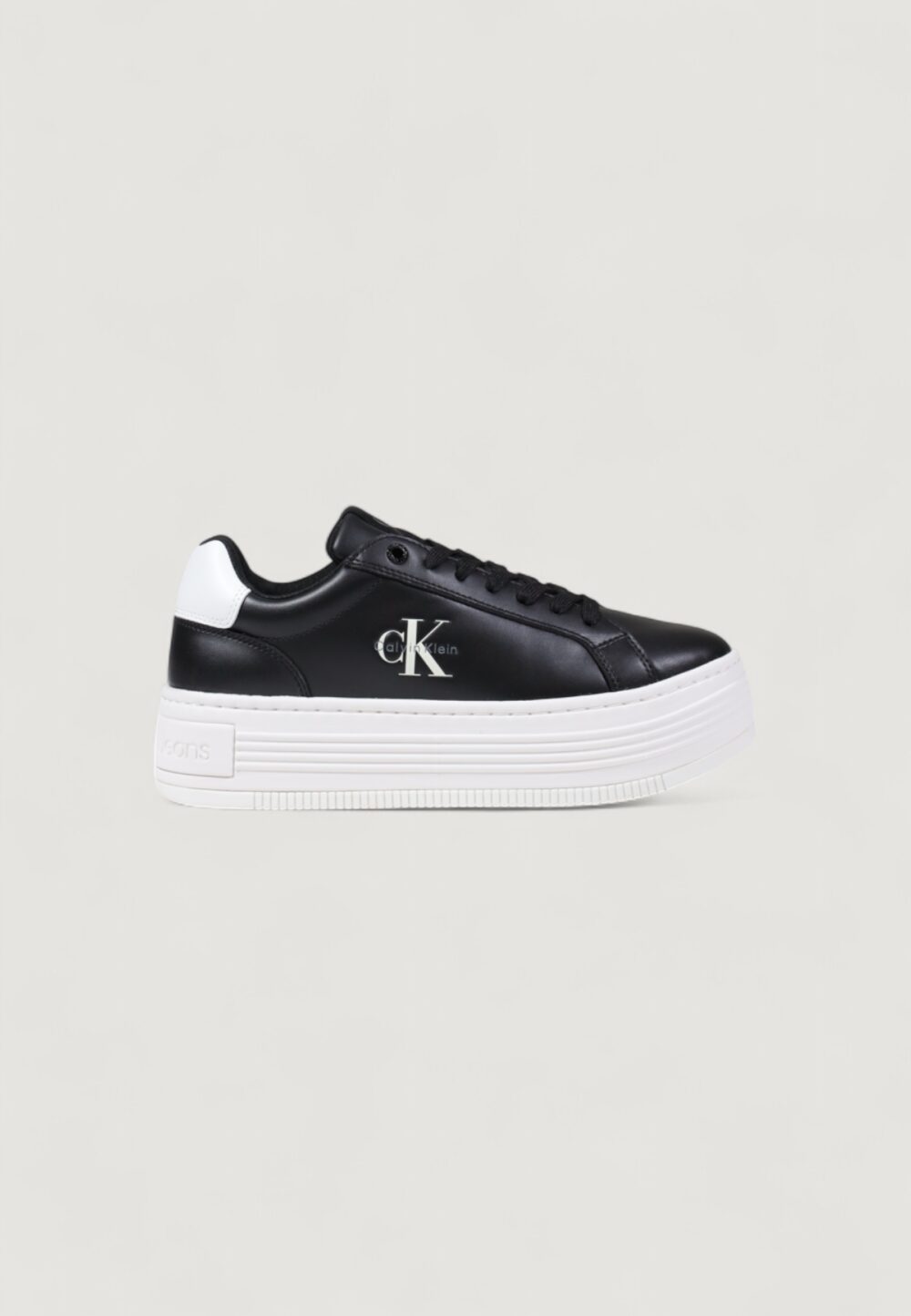 Sneakers Calvin Klein Jeans BOLD FLATF LOW LACE Black-White - Foto 1