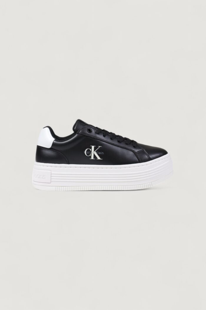 Sneakers Calvin Klein BOLD FLATF LOW LACE Black-White – YW0YW01878