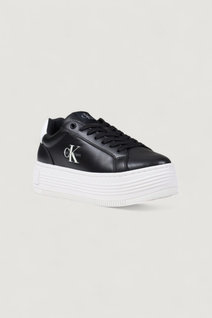 Sneakers Calvin Klein BOLD FLATF LOW LACE Black-White – YW0YW01878