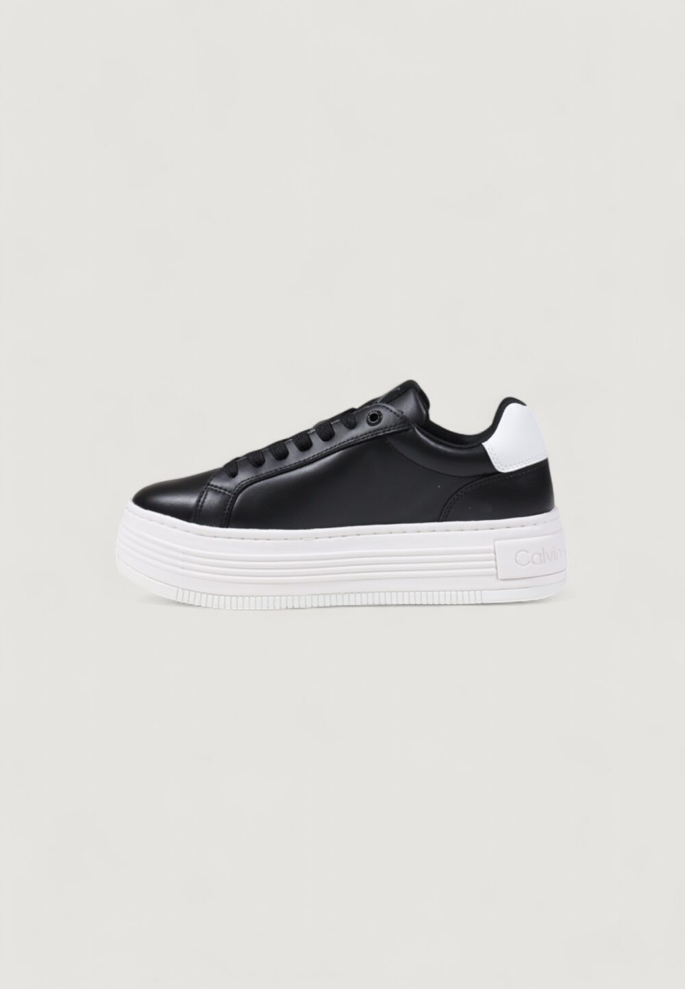 Sneakers Calvin Klein Jeans BOLD FLATF LOW LACE Black-White - Foto 3