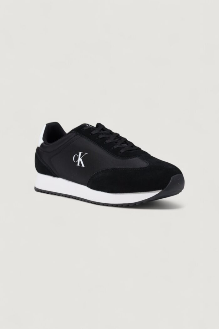 Sneakers Calvin Klein RETRO RUNNER LACE UP Black-White – YM0YM01325