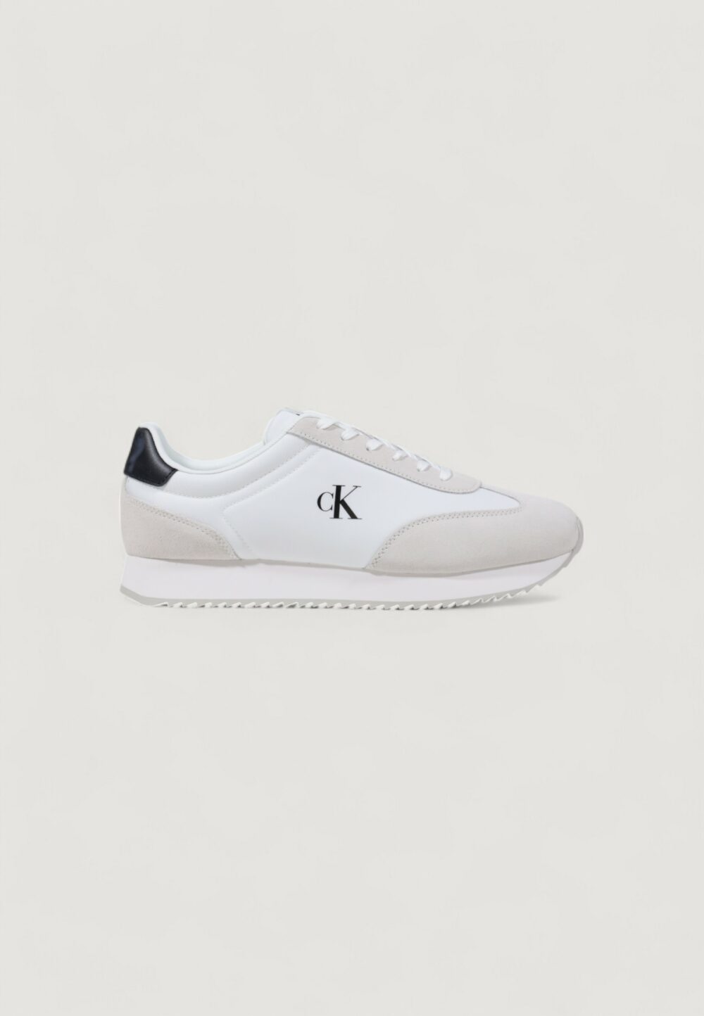 Sneakers Calvin Klein Jeans RETRO RUNNER LACE UP Bianco - Foto 1
