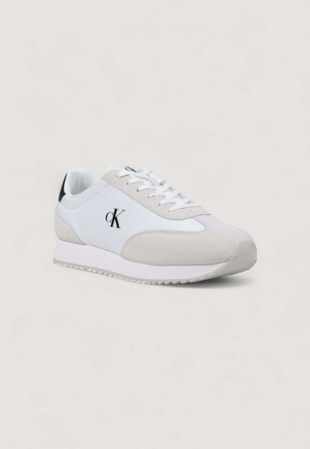 Sneakers Calvin Klein Jeans RETRO RUNNER LACE UP Bianco - Foto 2