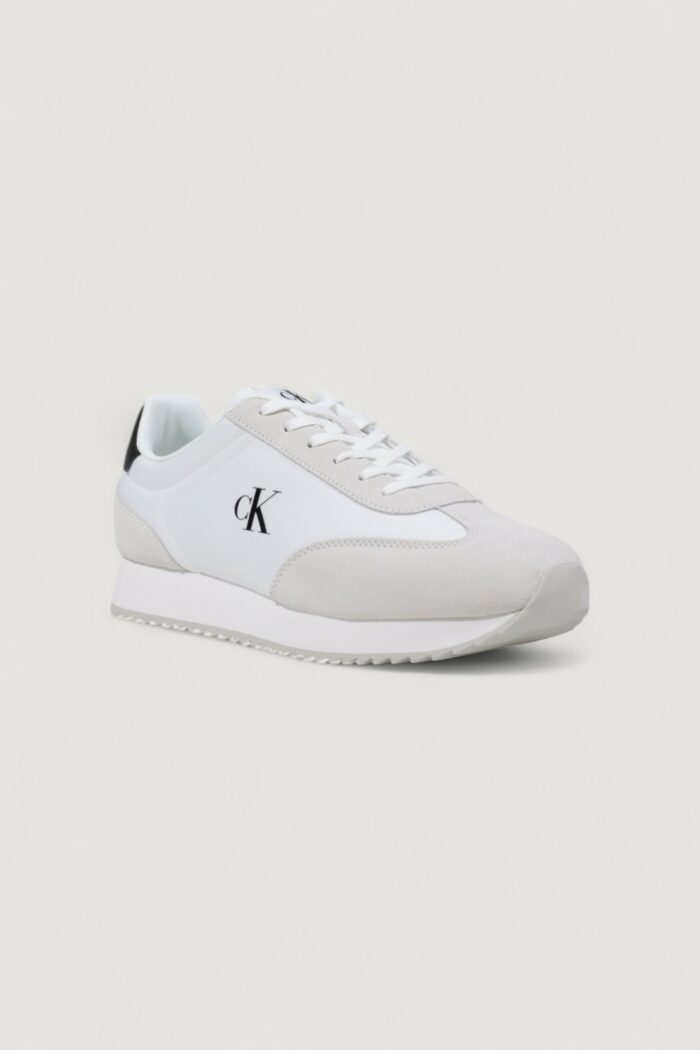 Sneakers Calvin Klein RETRO RUNNER LACE UP Bianco – YM0YM01325