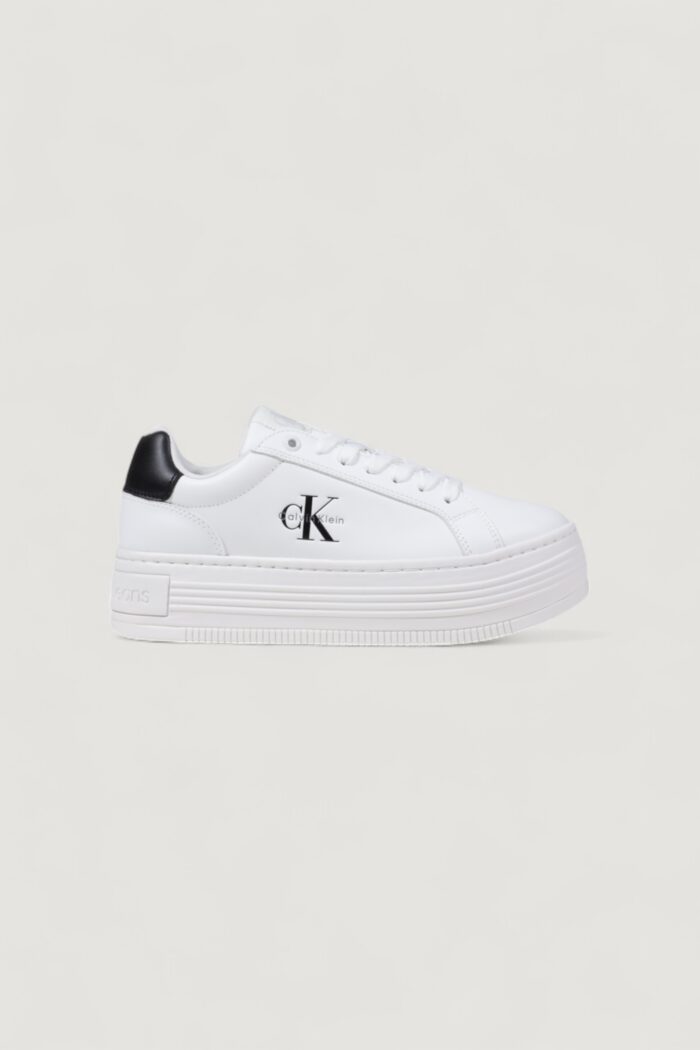 Sneakers Calvin Klein BOLD FLATF LOW LACE Bianco – YW0YW01878