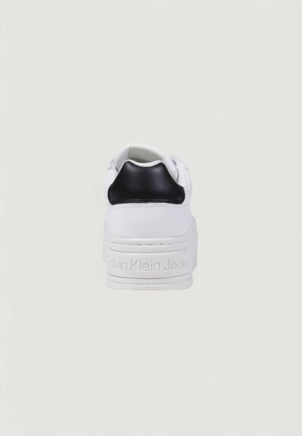 Sneakers Calvin Klein Jeans BOLD FLATF LOW LACE Bianco - Foto 4