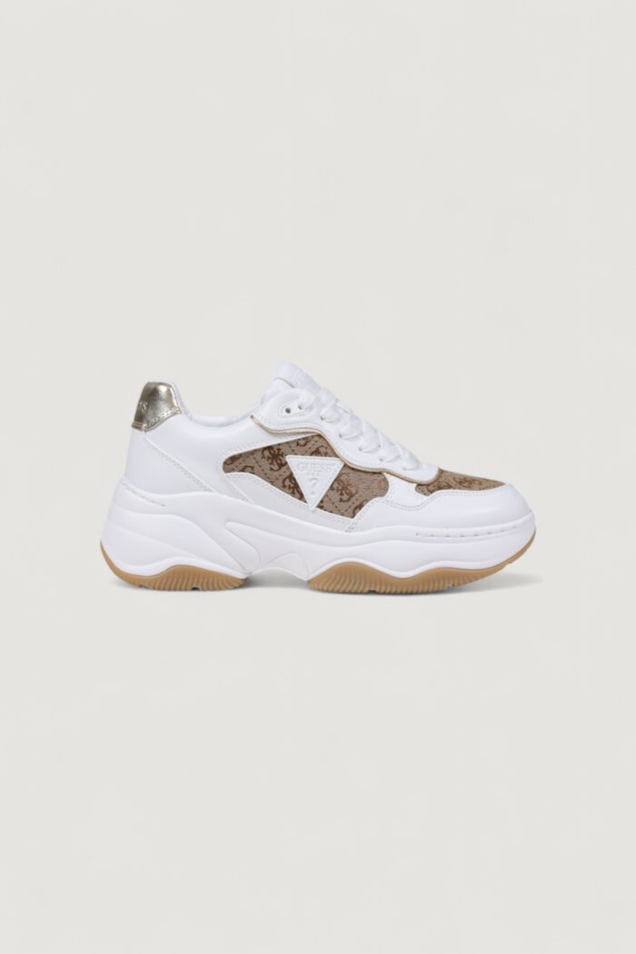Sneakers Guess HAPYY4 Bianco – Oro – FLTHP4 FAL12