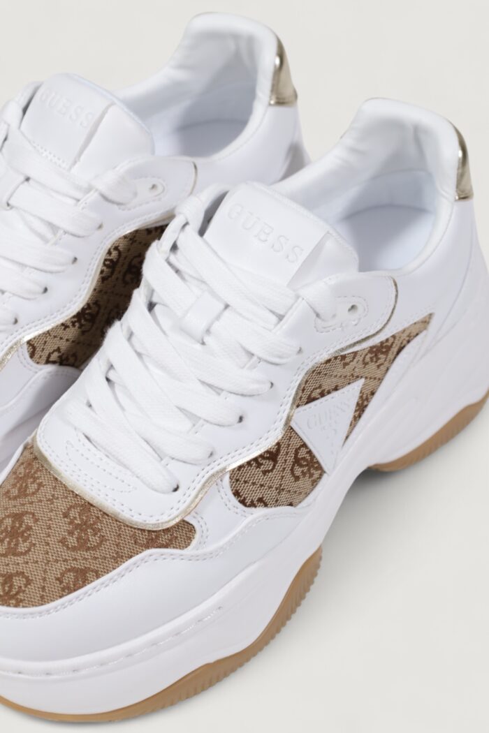 Sneakers Guess HAPYY4 Bianco – Oro – FLTHP4 FAL12