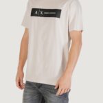 T-shirt Armani Exchange  Beige chiaro - Foto 1