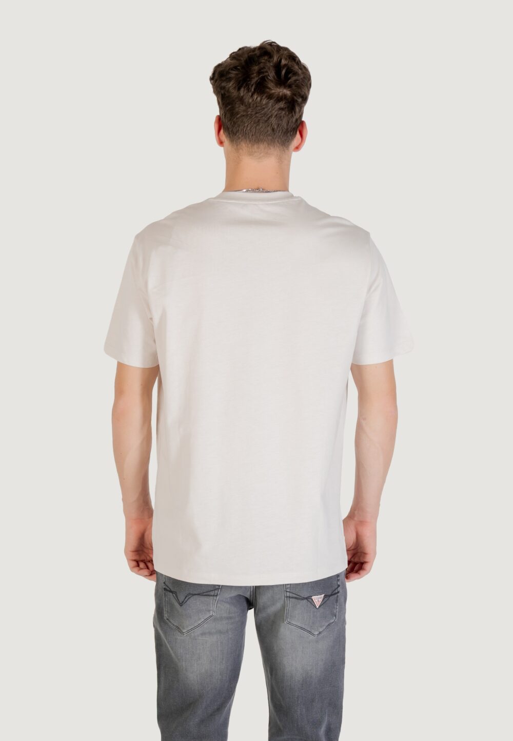 T-shirt Armani Exchange  Beige chiaro - Foto 3