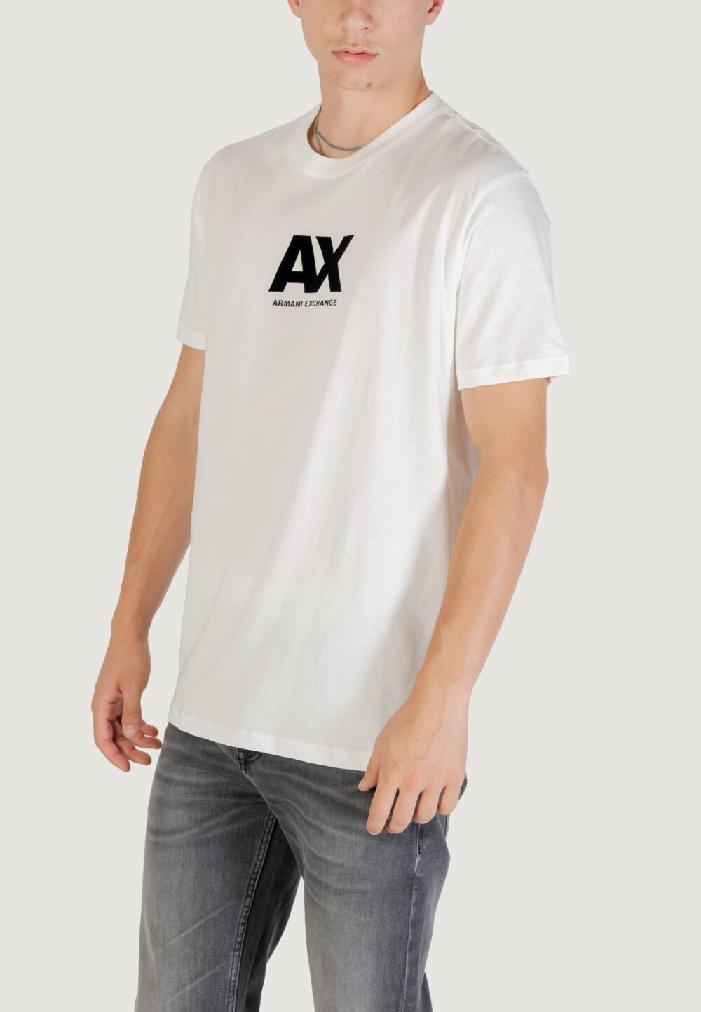 T-shirt Armani Exchange  Bianco - Foto 4