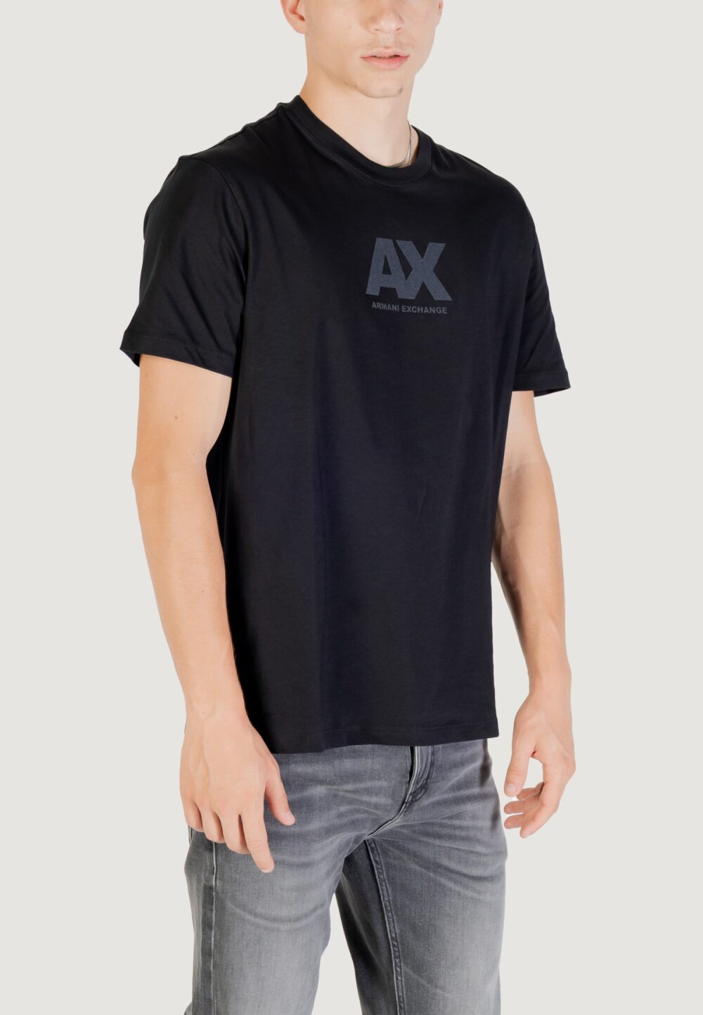 T-shirt Armani Exchange  Nero - Foto 2