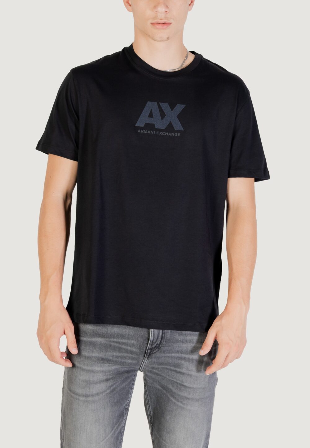 T-shirt Armani Exchange  Nero - Foto 4