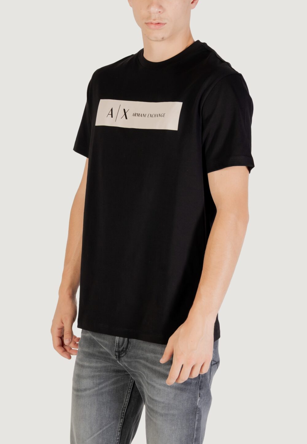 T-shirt Armani Exchange  Nero - Foto 3