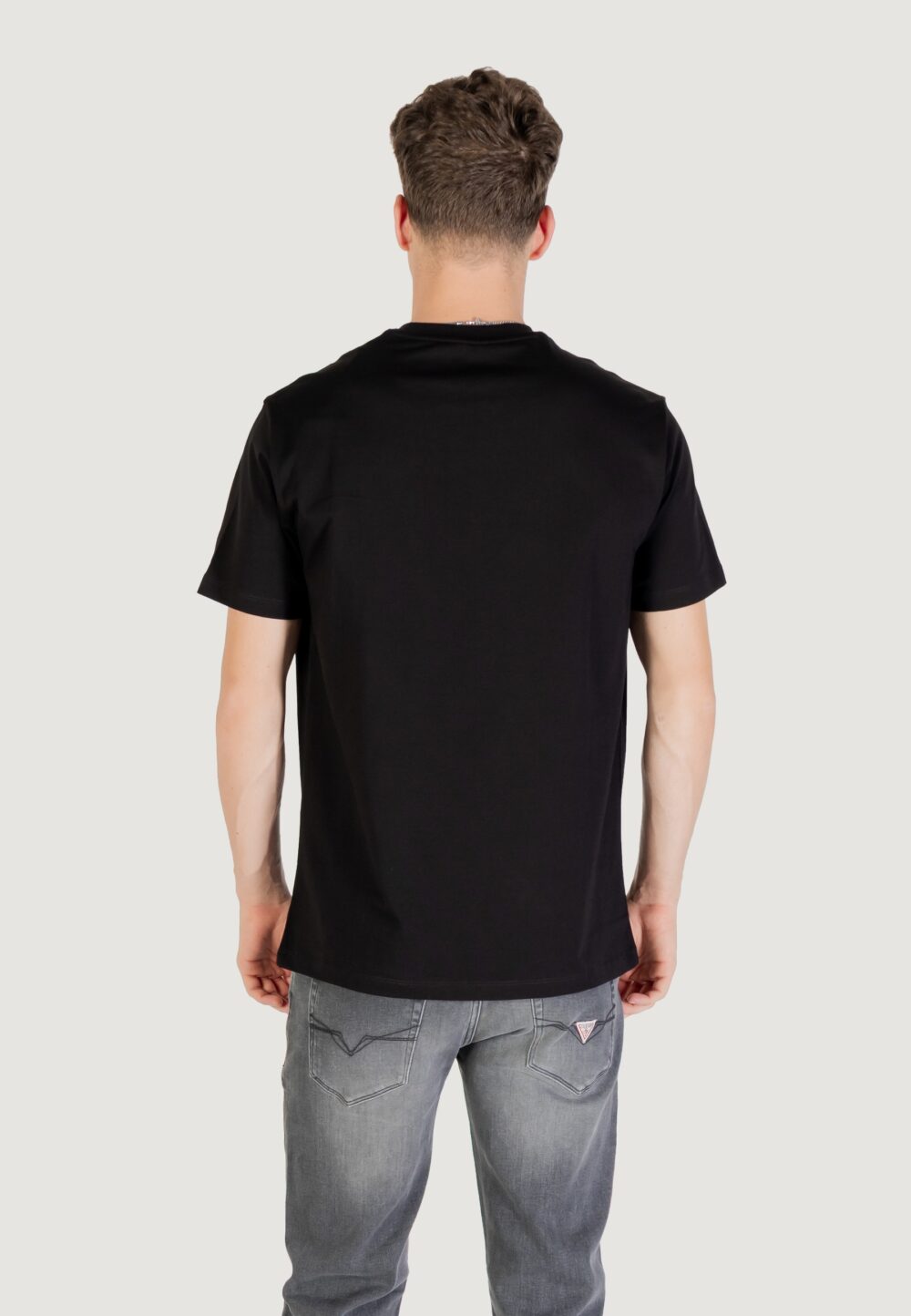 T-shirt Armani Exchange  Nero - Foto 4