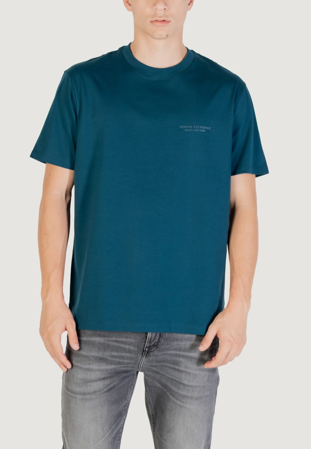 T-shirt Armani Exchange  Petrolio - Foto 1