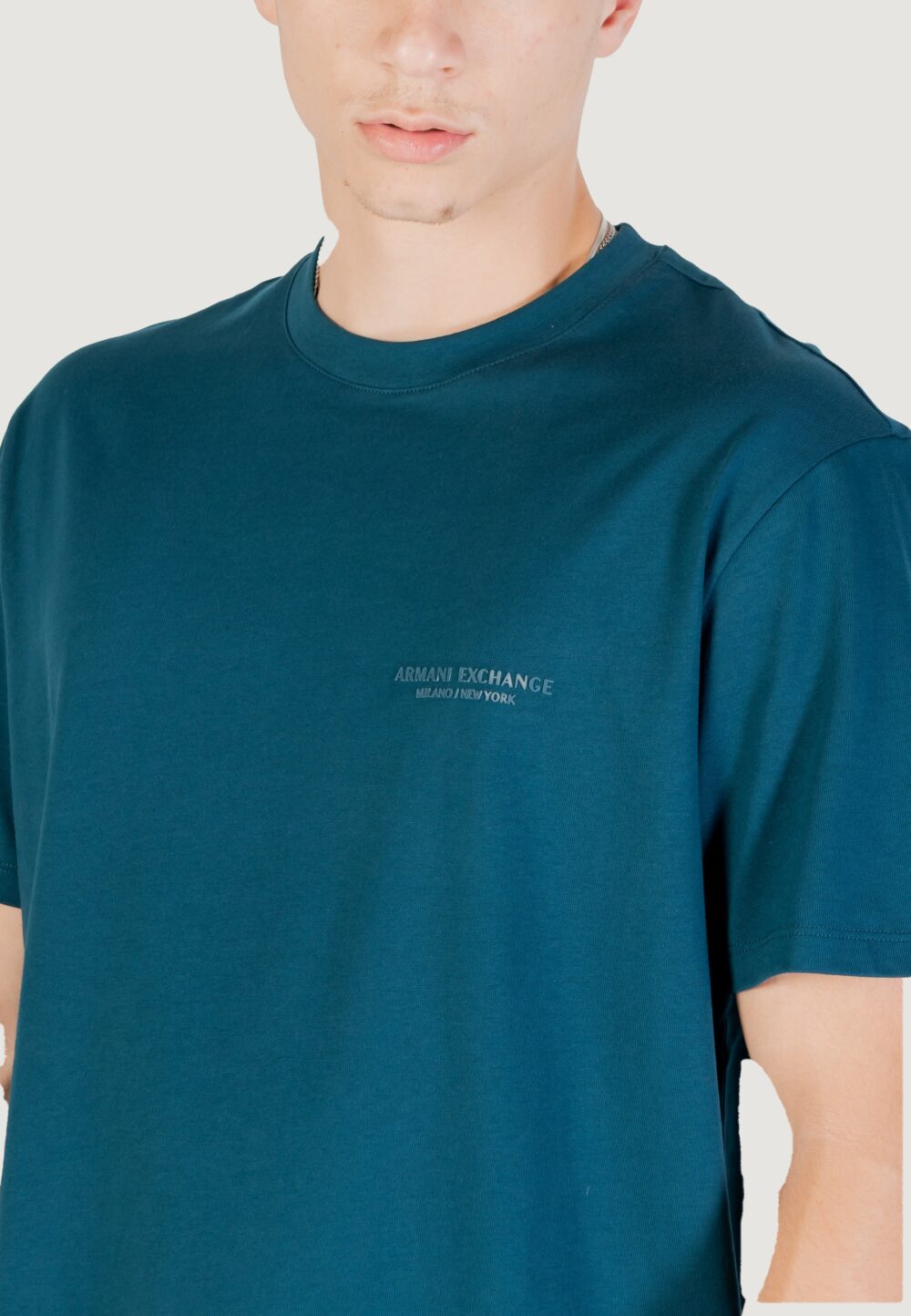 T-shirt Armani Exchange  Petrolio - Foto 5