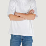 T-shirt Calvin Klein A - Rel Fashion Logo Bianco - Foto 1