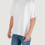 T-shirt Calvin Klein A - Rel Fashion Logo Bianco - Foto 2