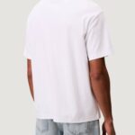 T-shirt Calvin Klein A - Rel Fashion Logo Bianco - Foto 2