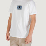 T-shirt Calvin Klein SS 30s EU SP CK BOX Bianco - Foto 2