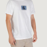 T-shirt Calvin Klein SS 30s EU SP CK BOX Bianco - Foto 3