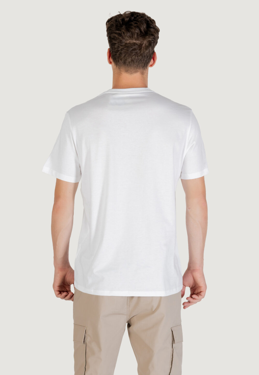 T-shirt Calvin Klein SS 30s EU SP CK BOX Bianco - Foto 4