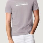 T-shirt Calvin Klein SS 30s EU SP OUTLINE Grigio - Foto 1
