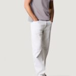 T-shirt Calvin Klein SS 30s EU SP OUTLINE Grigio - Foto 5