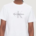 T-shirt Calvin Klein Jeans HERO SS CLASSIC MONO Bianco - Foto 3
