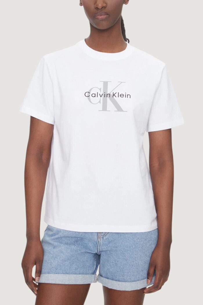T-shirt Calvin Klein HERO SS CLASSIC MONO Bianco – LV047B865G