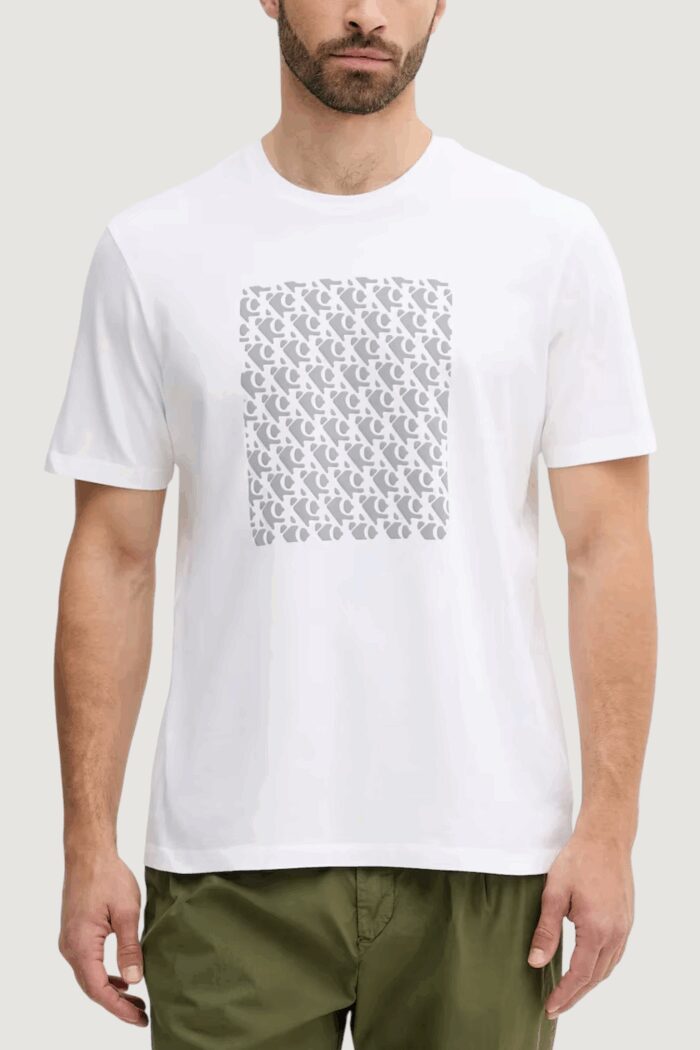 T-shirt Calvin Klein SS 20S CK MACRO AOP Bianco – LV04RC841G