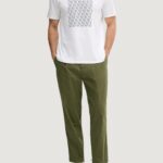 T-shirt Calvin Klein Jeans SS 20S CK MACRO AOP Bianco - Foto 2