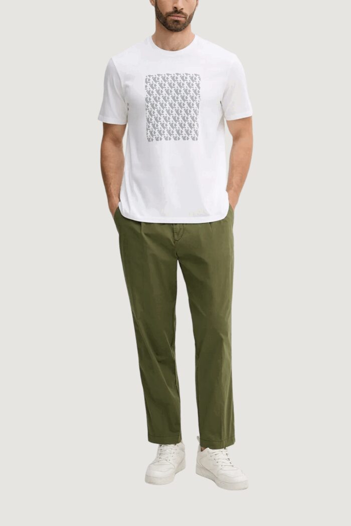 T-shirt Calvin Klein SS 20S CK MACRO AOP Bianco – LV04RC841G