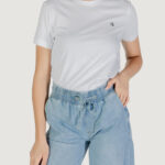 T-shirt Calvin Klein Jeans SS MONOGRAM CREW TEE Bianco - Foto 1