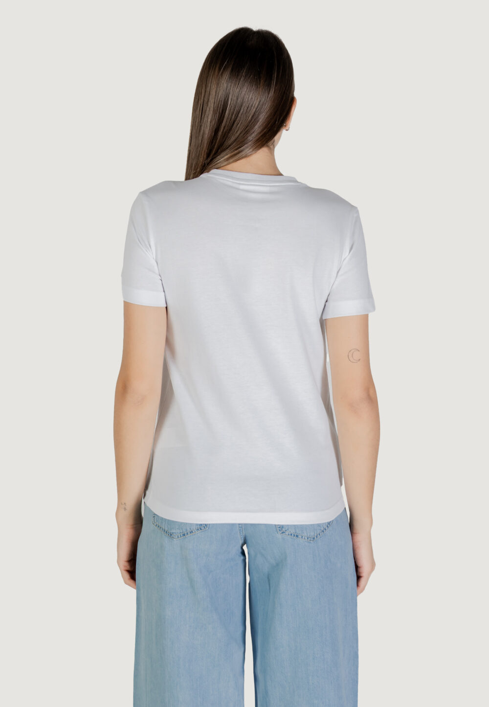 T-shirt Calvin Klein Jeans SS MONOGRAM CREW TEE Bianco - Foto 4