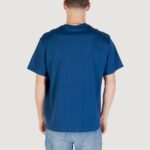 T-shirt Calvin Klein Jeans SS Hero Monologo Tee Blu - Foto 4