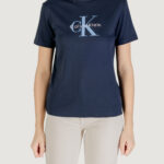 T-shirt Calvin Klein Jeans HERO SS CLASSIC MONO Blue scuro - Foto 1