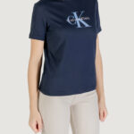 T-shirt Calvin Klein Jeans HERO SS CLASSIC MONO Blue scuro - Foto 3