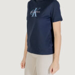 T-shirt Calvin Klein Jeans HERO SS CLASSIC MONO Blue scuro - Foto 4